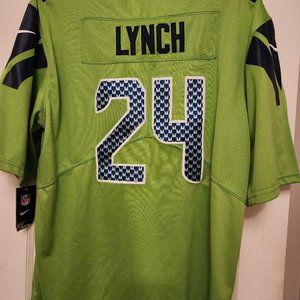 Marshawn Lynch Seahawks color rush jersey